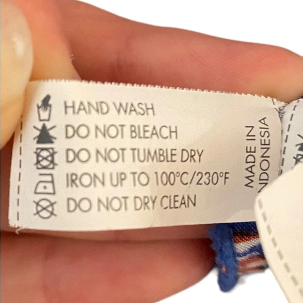 Poupette St. Barth Cotton Floral Long Sleeve V-Neck Smocked Waist Mini Dress - Picture 7 of 7